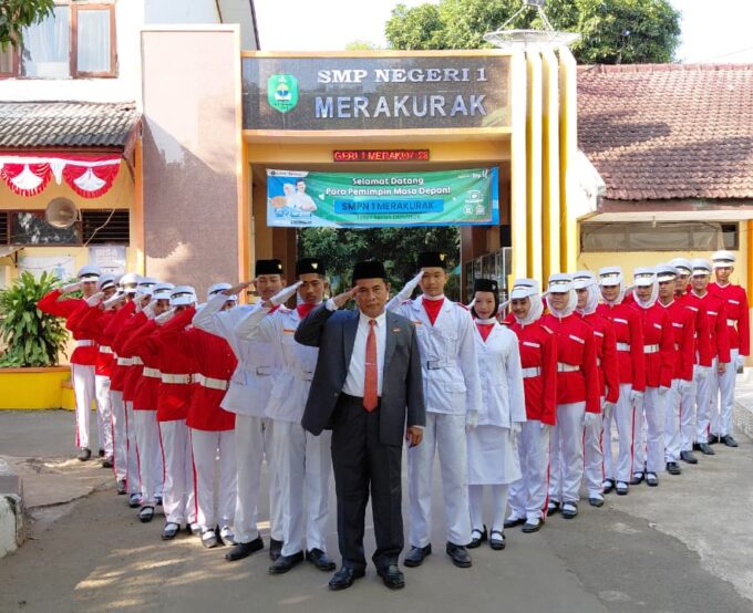 UPT SMP Negeri 1 Merakurak Gelar Upacara Peringatan HUT ke-80 Republik Indonesia