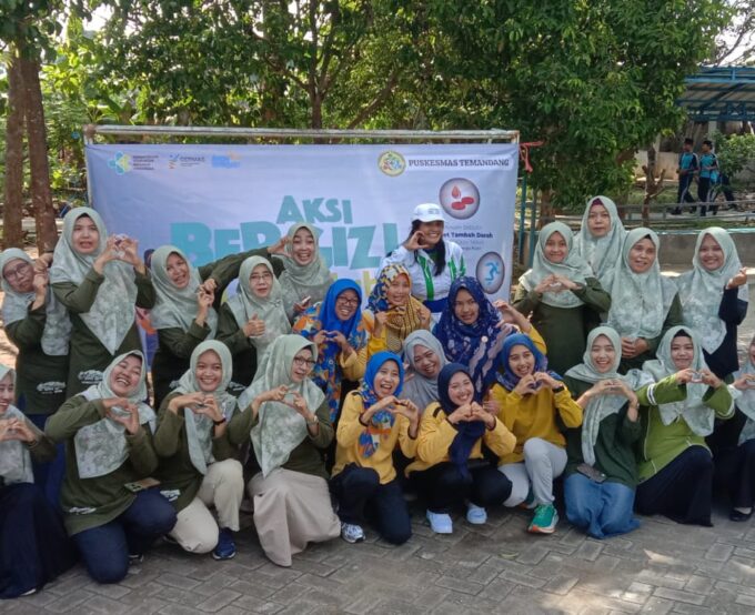 UPT SMP Negeri 1 Merakurak Gelar Aksi Bergizi: Senam Sehat, Minum Tablet Tambah Darah, dan Makan Bersama