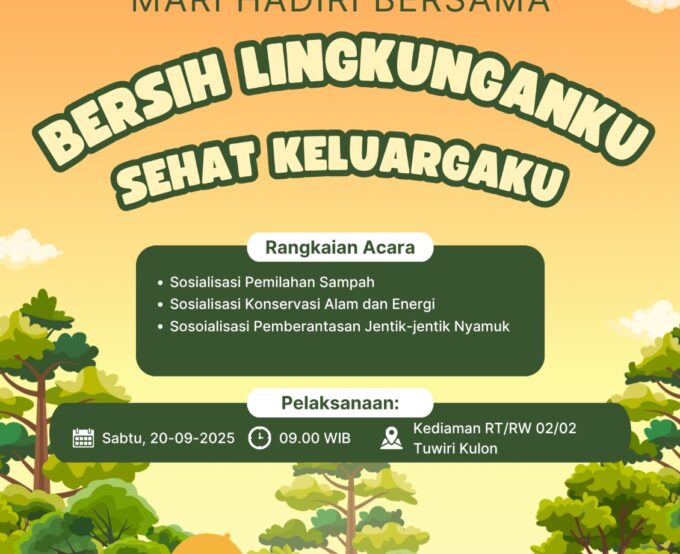 UPT SMPN 1 Merakurak Bersama Masyarakat Gelar Edukasi Lingkungan dan Kesehatan